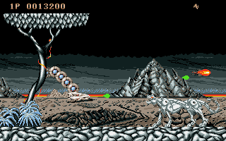 Saint Dragon atari screenshot