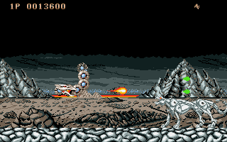 Saint Dragon atari screenshot