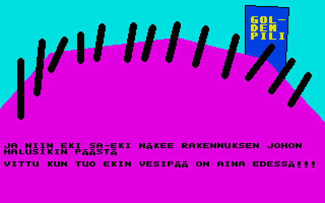 Salainen Agentti Eki 000 ja Golden Pili atari screenshot