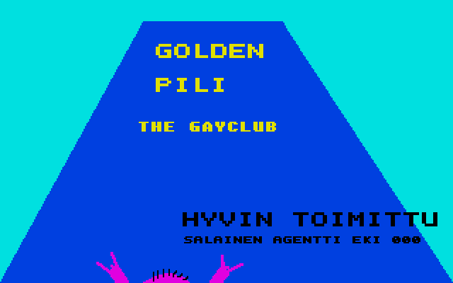 Salainen Agentti Eki 000 ja Golden Pili atari screenshot