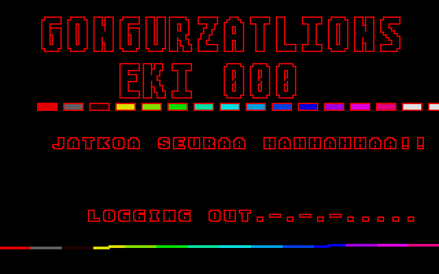Salainen Agentti Eki 000 ja Golden Pili atari screenshot