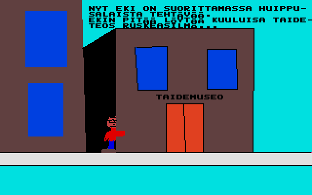 Salainen Agentti Eki 000 Ja Ruskea Persesilmä atari screenshot