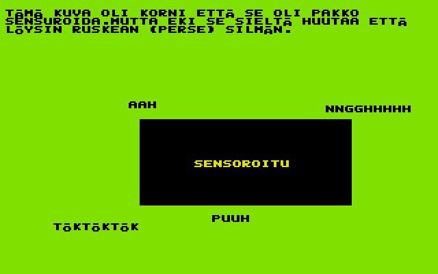 Salainen Agentti Eki 000 Ja Ruskea Persesilmä atari screenshot