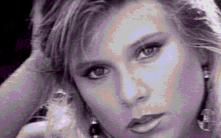 Samantha Slideshow atari screenshot