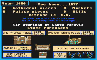 Santa Paravia and Fiumaccio atari screenshot