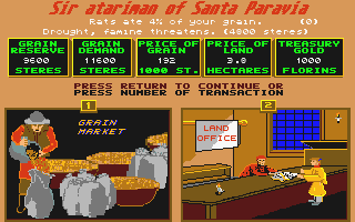 Santa Paravia and Fiumaccio atari screenshot