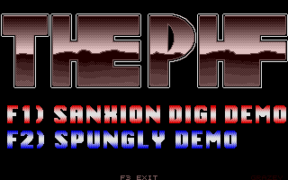 Sanxion Demo (The) atari screenshot