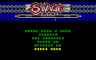 Savage atari screenshot