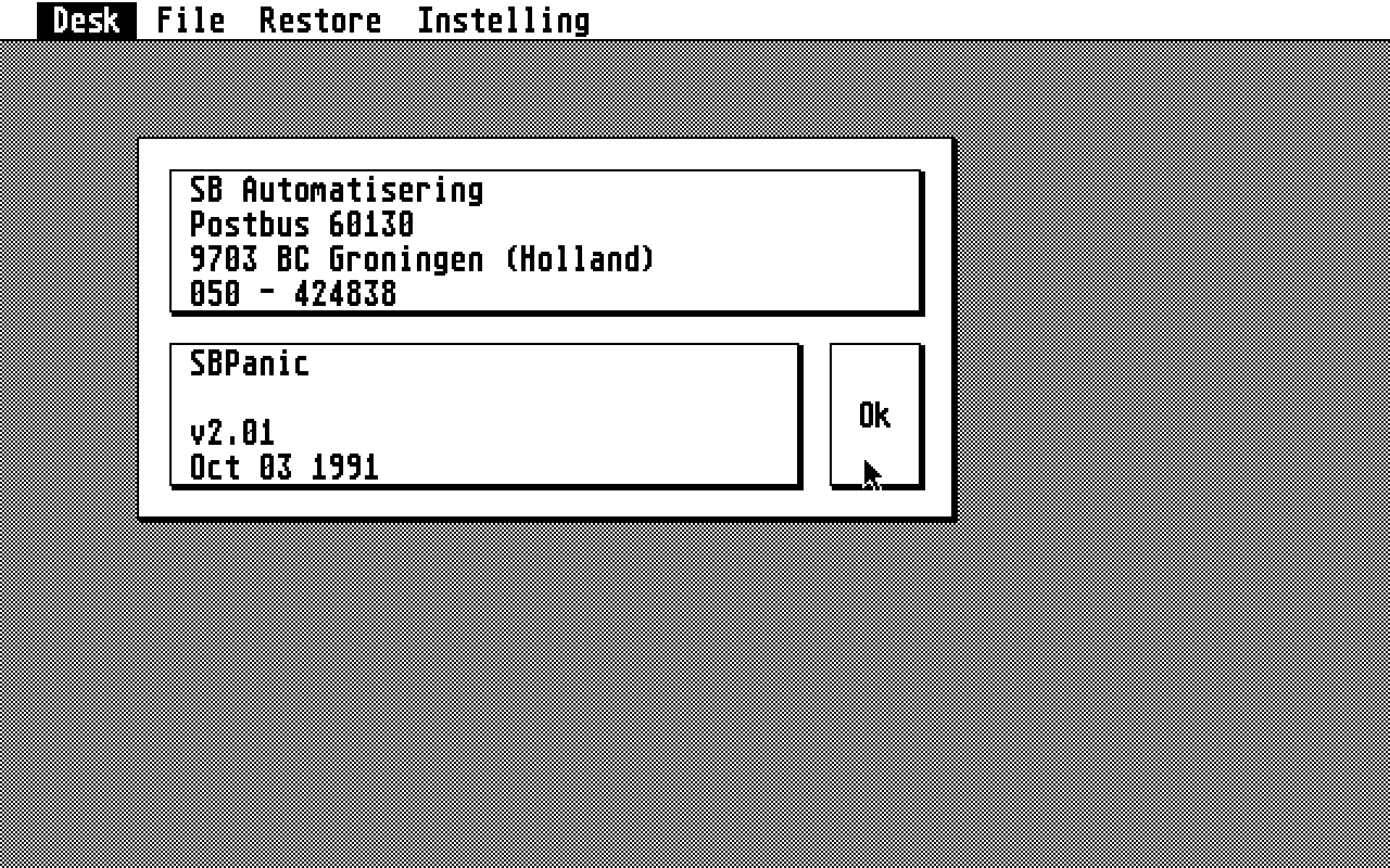 SBBackup atari screenshot