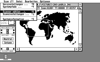 Scan-It für 32 und 256 Graufstufe Scanner Interface atari screenshot