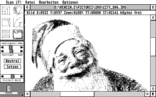 Scan-It für 32 und 256 Graufstufe Scanner Interface atari screenshot