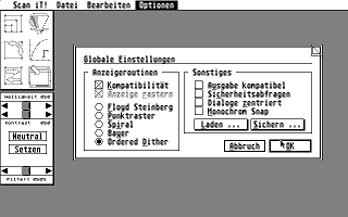 Scan-It für 32 und 256 Graufstufe Scanner Interface atari screenshot