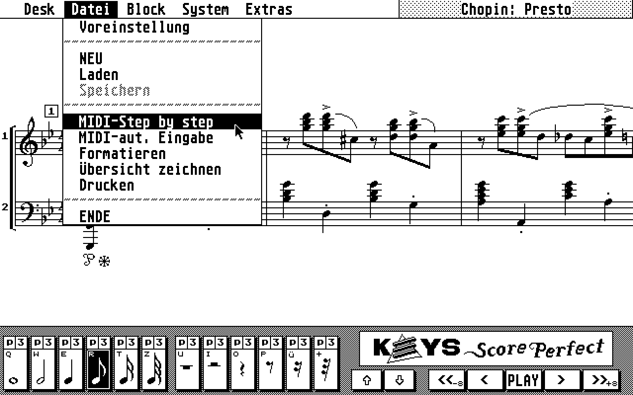 Score Perfect atari screenshot