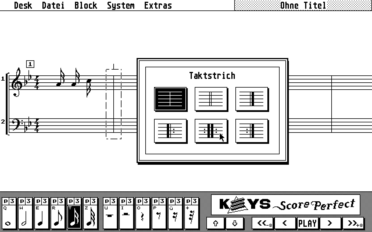 Score Perfect atari screenshot