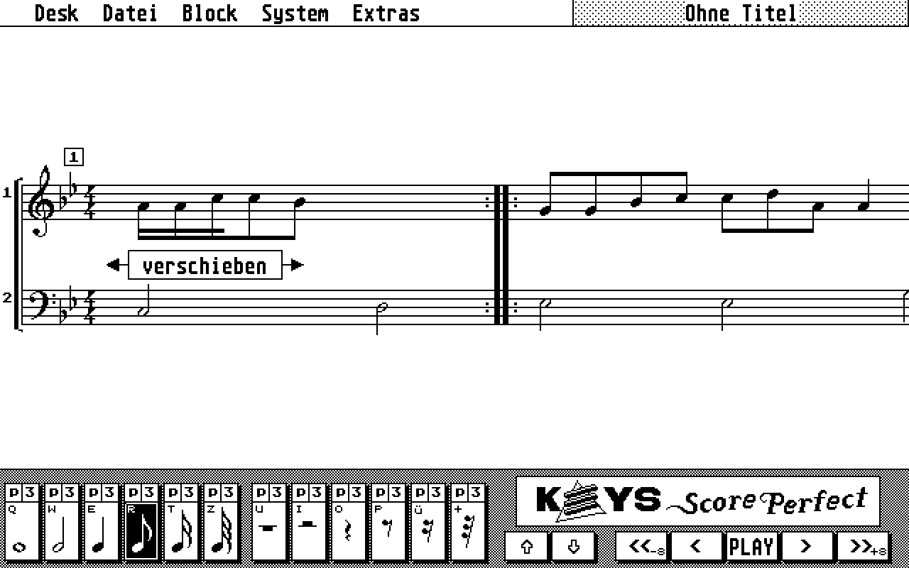 Score Perfect atari screenshot