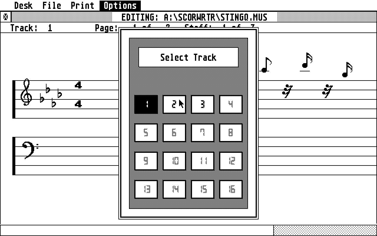 Score Writer atari screenshot