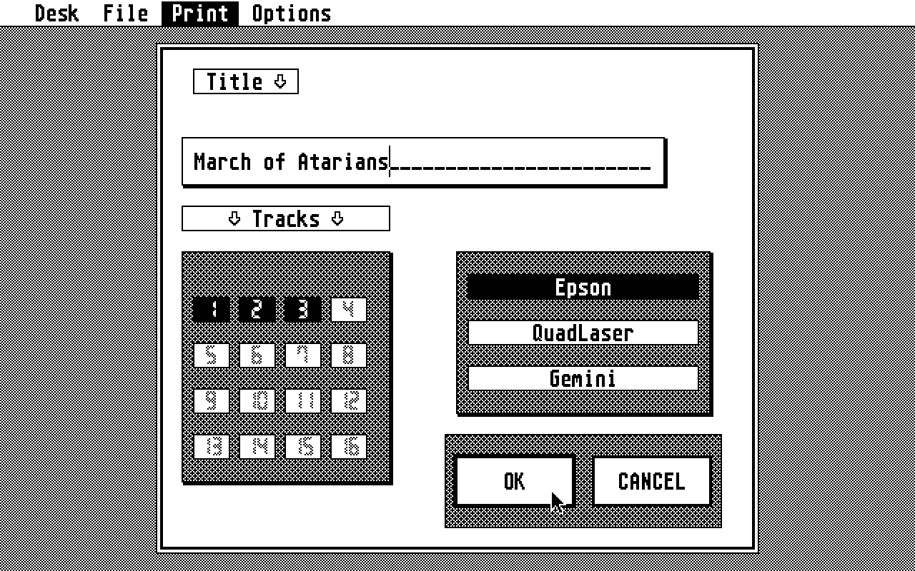 Score Writer atari screenshot