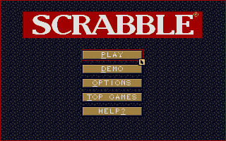 Scrabble atari screenshot