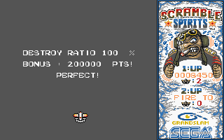 Scramble Spirits atari screenshot