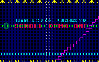 Scroll Demo One atari screenshot