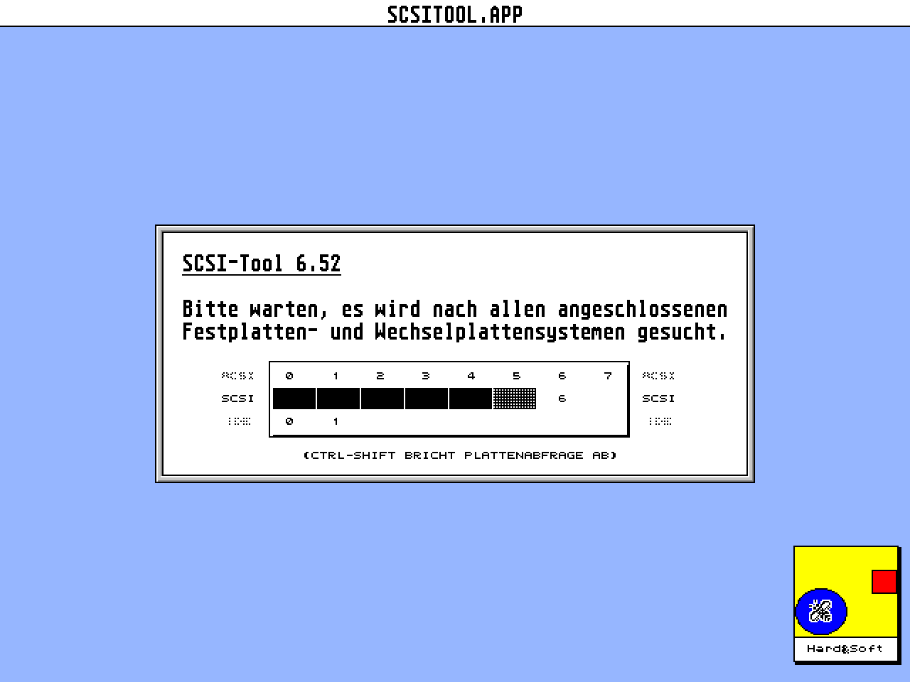 SCSI Tool atari screenshot