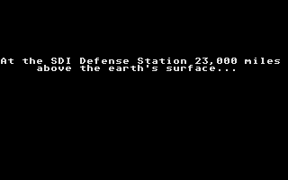 SDI - Strategic Defence Initiative atari screenshot