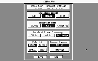 SeBra atari screenshot