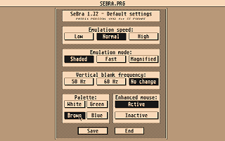 SeBra atari screenshot