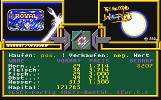 Second World (The) atari screenshot