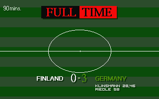 Sensible Soccer European Champions - 1992/3 Season Edition atari screenshot