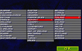 Sensible Soccer European Champions - 1992/3 Season Edition atari screenshot