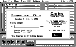 Sequencer One — screenshot 1