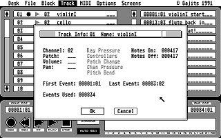 Sequencer One atari screenshot