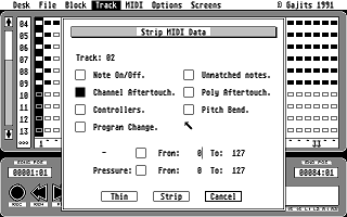 Sequencer One atari screenshot