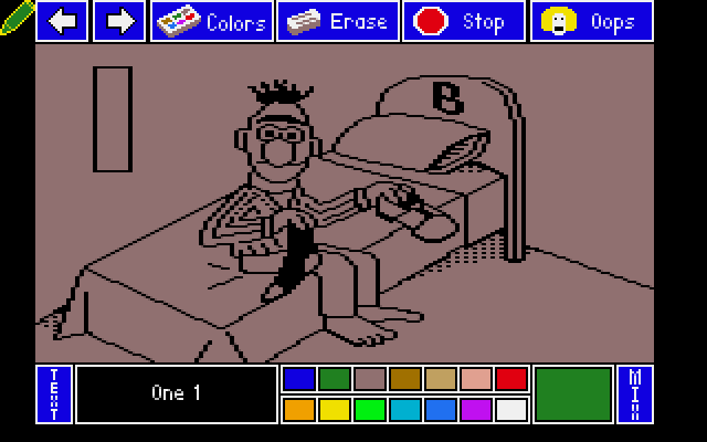 Sesame Street (The) Crayon: Numbers Count atari screenshot