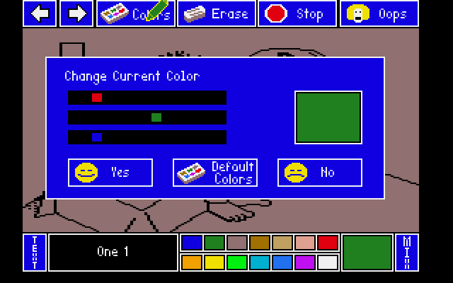 Sesame Street (The) Crayon: Numbers Count atari screenshot