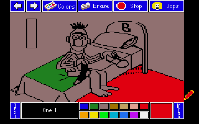Sesame Street (The) Crayon: Numbers Count atari screenshot