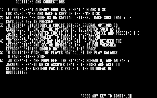 Seventh Fleet - Modern Naval Combat in the Pacific Ocean atari screenshot