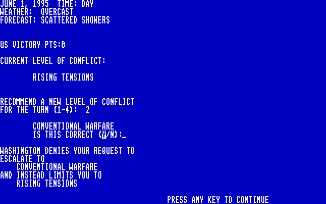Seventh Fleet - Modern Naval Combat in the Pacific Ocean atari screenshot