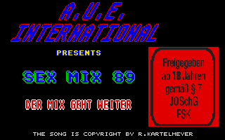 Sex Mix 89 atari screenshot