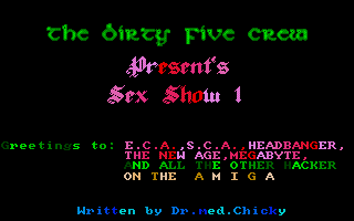 Sex show I atari screenshot