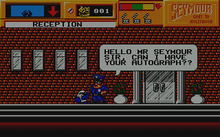 Seymour Goes to Hollywood atari screenshot
