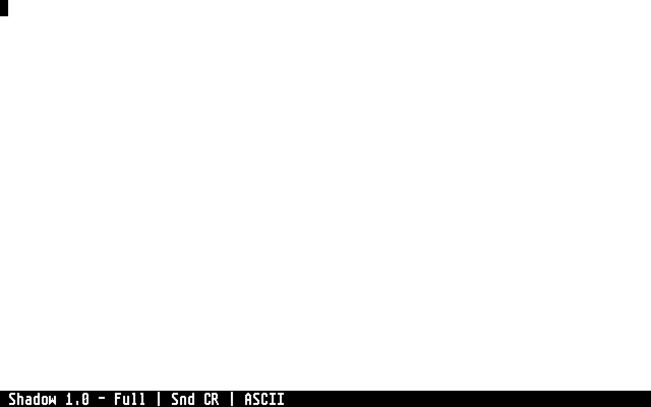 Shadow atari screenshot