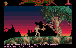 Shadow of the Beast II atari screenshot