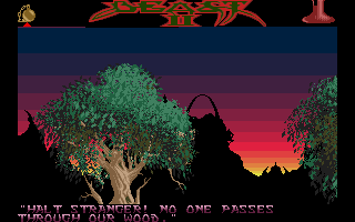 Shadow of the Beast II atari screenshot