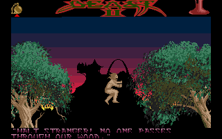 Shadow of the Beast II atari screenshot