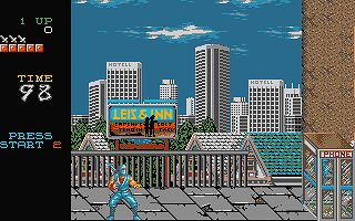 Shadow Warriors atari screenshot