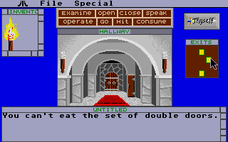Shadowgate atari screenshot
