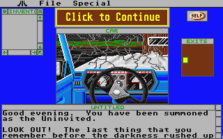 Shadowgate, Déjà Vu and Uninvited atari screenshot