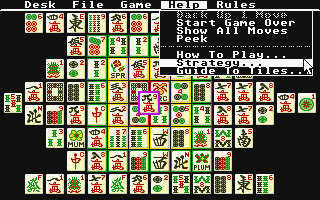 Shanghai atari screenshot